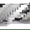Mexen Exo sprchový kút výklopný 100 x 70 cm, transparentný, chróm - 817-100-070-01-00