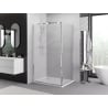 Mexen Exo výklopná sprchová kabína 95 x 85 cm, transparentná, chróm - 817-095-085-01-00