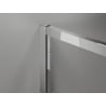 Mexen Exo-S posuvné sprchové dvere 160 cm, transparentné, chróm - 8151-160-000-01-00