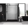 Mexen Exo sprchové dvere posuvné 135 cm, transparentné, čierne - 8151-135-000-70-00