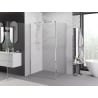 Mexen Exo sprchovací kút s otváracími dverami 90 x 95 cm, transparentný, chróm - 817-090-095-01-00