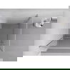 Mexen Exo sprchový kút otvárací 85 x 85 cm, priehľadný, chróm - 817-085-085-01-00