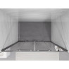 Mexen Exo-S Duo dvojité posuvné sprchové dvere 140 cm, transparentné, chróm - 8152-140-000-01-00