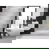 Mexen Exo dvojité posuvné sprchové dvere 160 cm, transparentné, chróm - 8152-160-000-01-00