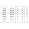 Mexen Exo-S Duo dvojité posuvné sprchové dvere 160 cm, priehľadné, chróm - 8152-160-000-01-00