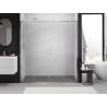 Mexen Exo dvojité posuvné sprchové dvere 170 cm, transparentné, chróm - 8152-170-000-01-00