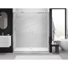 Mexen Exo-S Duo dvojité sprchové dvere posuvné 190 cm, priehľadné, chróm - 8152-190-000-01-00