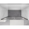 Mexen Exo-S Duo dvojité posuvné sprchové dvere 180 cm, priehľadné, chróm - 8152-180-000-01-00