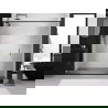 Mexen Exo dvojité posuvné sprchové dvere 170 cm, transparentné, čierne - 8152-170-000-70-00