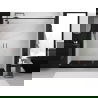 Mexen Exo dvojité posuvné sprchové dvere 180 cm, transparentné, čierne - 8152-180-000-70-00