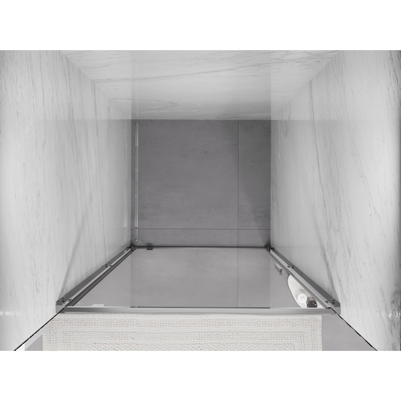 Mexen Exo-BR sprchové dvere otočné 65 cm, transparentné, chróm - 8181-065-000-01-00