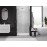 Mexen Exo sprchové dvere výklopné 95 cm, transparentné, chróm - 8181-095-000-01-00