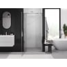 Mexen Exo sprchové dvere výklopné 95 cm, transparentné, chróm - 8181-095-000-01-00