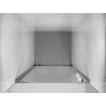 Mexen Exo sprchové dvere výklopné 95 cm, transparentné, chróm - 8181-095-000-01-00