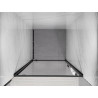 Mexen Exo-BR sprchové dvere výklopné 60 cm, transparentné, čierne - 8181-060-000-70-00
