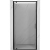 Mexen Exo-BR sprchové dvere otočné 80 cm, transparentné, čierne - 8181-080-000-70-00