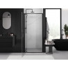 Mexen Exo-BR sprchové dvere otočné 100 cm, transparentné, čierne - 8181-100-000-70-00
