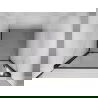 Mexen Exo sprchové dvere otváracie 85 cm, priehľadné, čierne - 8181-085-000-70-00