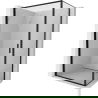 Mexen Exo sprchový kút otvárací 100 x 85 cm, priehľadný, čierny - 817-100-085-70-00