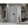 Mexen Lima skladací sprchovací kút 100 x 90 cm, transparentný, čierny - 856-100-090-70-00