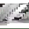 Mexen Exo sprchovací kút posuvný 90 x 90 cm, transparentný, chróm - 8151-090-090-01-00