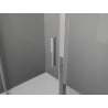 Mexen Exo sprchový kút s krídlovými dvierkami 130 x 75 cm, transparentný, chróm - 819-130-075-01-00