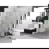 Mexen Exo sprchový kút posuvný 100 x 70 cm, transparentný, chróm - 8151-100-070-01-00