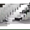 Mexen Exo sprchový kút posuvný 100 x 70 cm, transparentný, chróm - 8151-100-070-01-00
