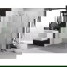 Mexen Exo sprchový kút otočný 120 x 90 cm, transparentný, chróm - 819-120-090-01-00