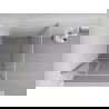Mexen Exo sprchový kút otvárateľný 100 x 100 cm, transparentný, chróm - 819-100-100-01-00