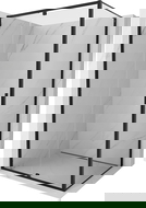 Mexen Exo sprchovací kút otvárací 100 x 70 cm, transparentný, čierny - 819-100-070-70-00