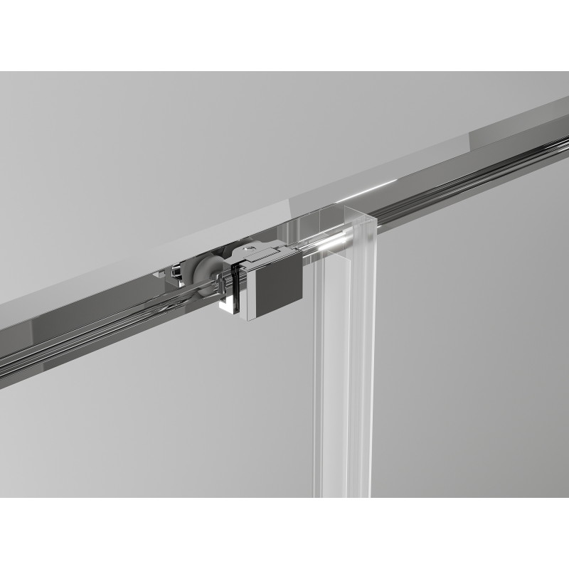 Mexen Exo-S posuvná sprchová kabína 95 x 100 cm, priehľadná, chróm - 8151-095-100-01-00