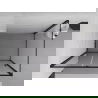 Mexen Exo sprchový kút s výkyvnými dverami 95 x 100 cm, transparentný, čierny - 819-095-100-70-00