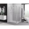 Mexen Exo posuvná sprchová kabína 105 x 90 cm, priehľadná, chróm - 8151-105-090-01-00