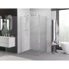 Mexen Exo-BR sprchovací kút výklopný 95 x 75 cm, transparentný, chróm - 8181-095-075-01-00