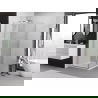 Mexen Exo sprchový kút 80 x 80 cm, transparentný, chróm - 8181-080-080-01-00