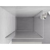 Mexen Exo-BR sprchový kút s otváracím systémom 75 x 80 cm, transparentný, chróm - 8181-075-080-01-00