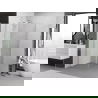 Mexen Exo sprchový kút s otváracími dverami 85 x 85 cm, priehľadný, chróm - 8181-085-085-01-00