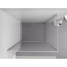 Mexen Exo sprchový kút s otváracími dverami 80 x 90 cm, transparentný, chróm - 8181-080-090-01-00