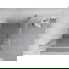 Mexen Exo sprchový kút výkyvný 90 x 90 cm, transparentný, chróm - 8181-090-090-01-00