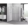 Mexen Exo sprchový kút s otváracími dverami 95 x 90 cm, transparentný, chróm - 8181-095-090-01-00