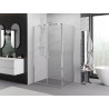 Mexen Exo-B Duo sprchovací kút 100 x 95 cm, transparentný, chróm - 814-100-095-01-00