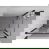 Mexen Exo sprchový kút otoným 90 x 80 cm, transparentný, čierny - 814-090-080-70-00