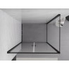 Mexen Exo-B Duo sprchová kabína, zasúvacia 100 x 80 cm, číra, čierna - 814-100-080-70-00