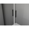 Mexen Exo-BR Duo dvojité sprchové dvere, 100 cm, priehľadné, čierne - 8182-100-000-70-00