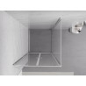 Mexen Exo-BR Duo sklopná sprchová kabína 70 x 70 cm, priehľadná, chróm - 8182-070-070-01-00