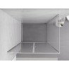Mexen Exo-BR Duo sprchový kút otvárací 80 x 70 cm, transparentný, chróm - 8182-080-070-01-00