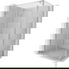 Mexen Exo sprchový kút otvárací 70 x 80 cm, transparentný, chróm - 8182-070-080-01-00