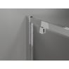 Mexen Exo-BR Duo otvorená sprchová kabína 90 x 80 cm, transparentná, chróm - 8182-090-080-01-00