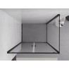 Mexen Exo-BR Duo sprchovací kút otvárací 70 x 95 cm, transparentný, čierny - 8182-070-095-70-00